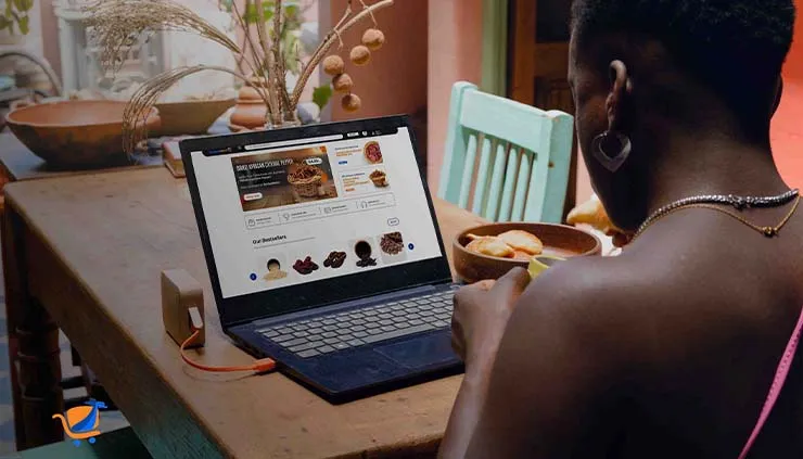 African teen visiting Baobabmart website - Transparency in Trade Baobabmart