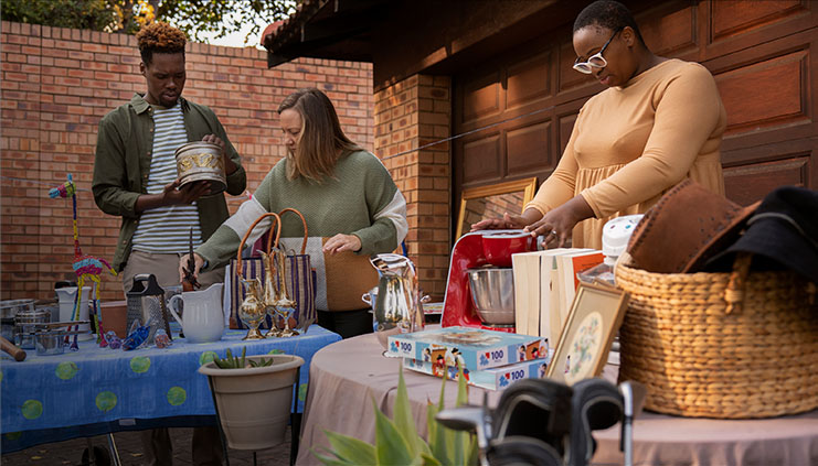 certains des meilleurs produits d'Afrique dans un jardin